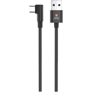 Swiss Military USB-A To USB-C Cable 2m Black