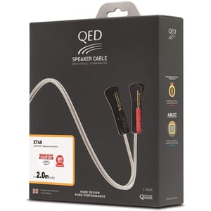 

QED Reference XT40I Speaker Cables 3m (2 Cables For 2 Speakers)