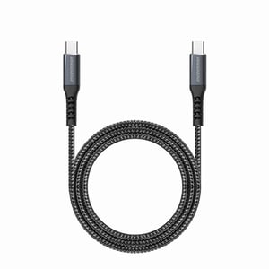 

Rockrose Powerline CC1 USB-C To USB-C Cable 1m Black/Midnight Blue
