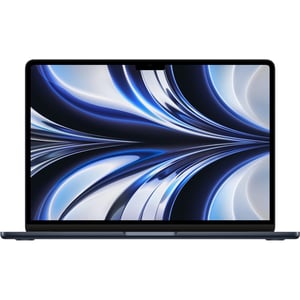 

Apple MacBook Air 13.6-inch (2022) - Apple M2 Chip / 8GB RAM / 256GB SSD / 8-core GPU / macOS Monterey / English Keyboard / Midnight / Middle East Version - [MLY33ZS/A]