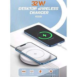 

LDNIO 5-in-1 Wireless Charger White AW003