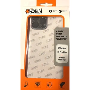 

E-Den Case Crystal Clear With Screen Protector iPhone 13 Pro