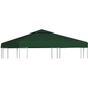 Vida Xl Vidaxl Gazebo Cover Canopy Replacement 310 G / M² Green 3 X 3 M