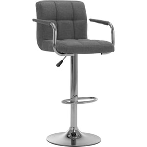 

Vidaxl Bar Stool Light Grey Fabric