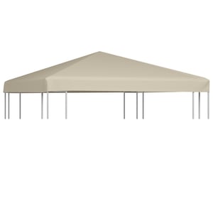

Vidaxl Gazebo Top Cover 310 G/m 3x3 M Beige