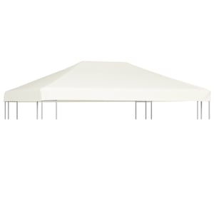 

Vidaxl Gazebo Top Cover 310 G/m 4x3 M Cream White
