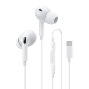 

Lazor Mystic Plus EA162 Wired In Ear Earphones White