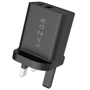 

Lazor Dual Port Charger Black