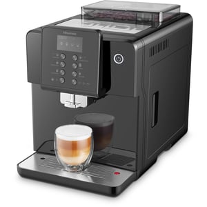 Hisense Espresso Coffee Machine Fully Automatic 1 Year Warranty Uae Version Haucmbk1s3, Standbay Power 1w, Bean Container Capacity 250g