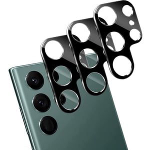 

Inet Camera Lens Protector Black/Clear For Galaxy S22 Ultra
