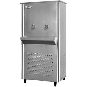 Milton Water Cooler 2 Tap 25 Gallons With Full Stainless-steel Body & 2 Push Button Taps For Chilled Water With Built-in Cooling Function Ml25t2d1 – 5 Year Compressor Warranty.