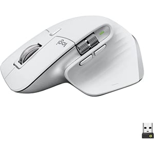 

Logitech MX Master 3s Performance Wireless Mouse, Pale Grey