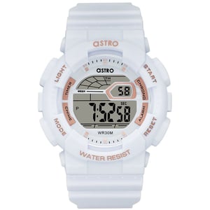 

Astro Kid's Digital White Dial Watch - A22911-ppww