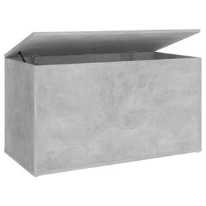 

Vidaxl Storage Chest Concrete Grey 84x42x46 Cm Engineered Wood