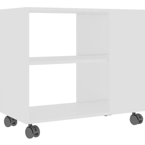 

Vidaxl Side Table White 70x35x55 Cm Engineered Wood