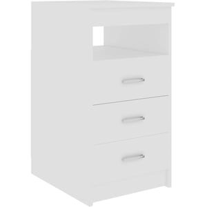 

Vidaxl Drawer Cabinet White 40x50x76 Cm Engineered Wood