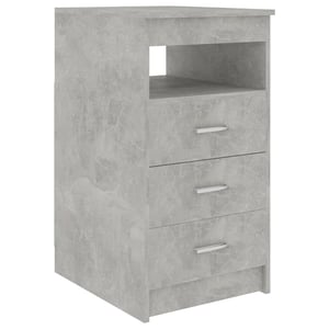 

Vidaxl Drawer Cabinet Concrete Grey 40x50x76 Cm Engineered Wood