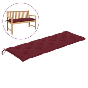 

Vidaxl Garden Bench Cushion Wine Red 150x50x7 Cm Fabric