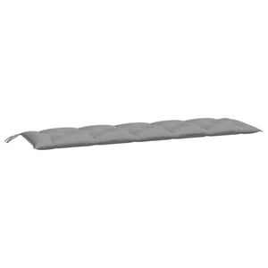 Vidaxl Garden Bench Cushion Grey 180x50x7 Cm Fabric