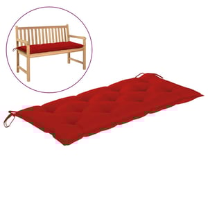 

Vidaxl Garden Bench Cushion Red 120x50x7 Cm Fabric