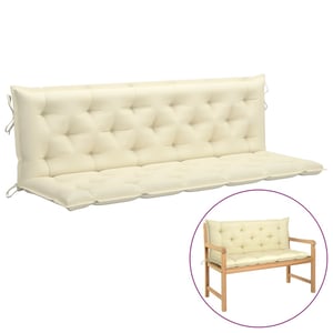 Vidaxl Cushion For Swing Chair Cream White 180 Cm Fabric