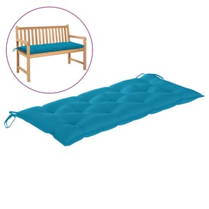 

Vidaxl Garden Bench Cushion Light Blue 120x50x7 Cm Fabric