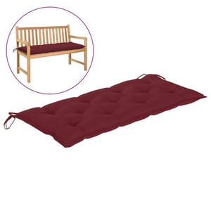 

Vidaxl Garden Bench Cushion Wine Red 120x50x7 Cm Fabric