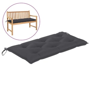 

Vidaxl Garden Bench Cushion Anthracite 100x50x7 Cm Fabric