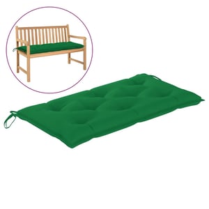 

Vidaxl Garden Bench Cushion Green 100x50x7 Cm Fabric