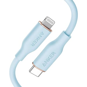 

Anker PowerLine III Flow USB-C To Lightning Cable 0.9m Misty Blue