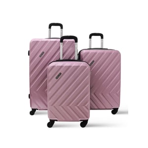 

Para John Lightweight 3-pieces Abs Hard Side Travel Luggage Trolley Bag Set With Lock For Men Unisex Hard Shell Strong
