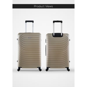 

Para John Lightweight 2-pieces Abs Hard Side Travel Luggage Trolley Bag Set With Lock For Unisex Hard Shell Strong