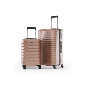 

Para John Lightweight 2-pieces Abs Hard Side Travel Luggage Trolley Bag Set With Lock For Unisex Hard Shell Strong