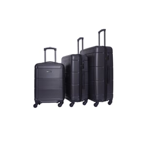 

Para John Luggage Spinner Bags Set of 3 20,24,28 Inches Black