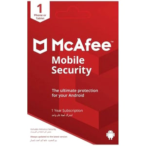 McAfee Total Protection - 3 Years Arabic/English 1 User - 5 Devices  E-Voucher - Jarir Bookstore KSA