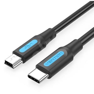 Vention Usb 2.0 C Male To Mini-b Male 2a Cable 2m Black COWBH