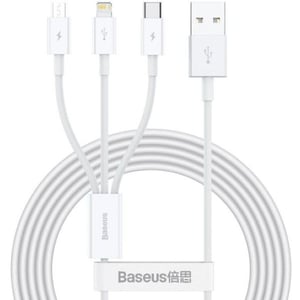 

Baseus USB To USB-C Cable 1.5m White