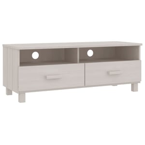 

vidaXL TV Cabinet HAMAR White 106x40x40 cm Solid Wood Pine