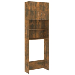 

Vidaxl Bathroom Cabinet Smoked Oak 64x25.5x190 Cm