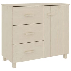 

vidaXL Sideboard HAMAR Honey Brown 90x40x80 cm Solid Pinewood