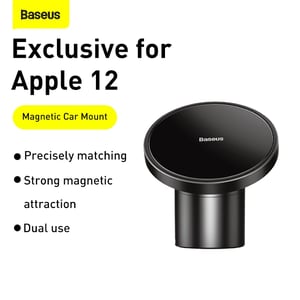 

Baseus 2-in-1 Magnetic Car Holder for iPhone 12/13 Series Air Vent & Dashboard Mount Black