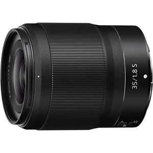 Nikon Nikkor Z 35mm F/1.8 S Lens, Black, 20081