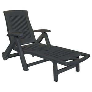 

vidaXL Sun Lounger With Footrest