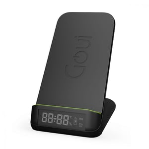 

Goui Wireless Charging Stand With Alarm Clock Black
