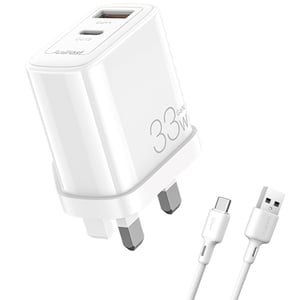 

Oraimo Dual Port Charger White With USB-C Cable 1m