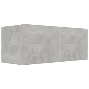 

vidaXL TV Cabinet Concrete Grey 80x30x30 cm Engineered Wood