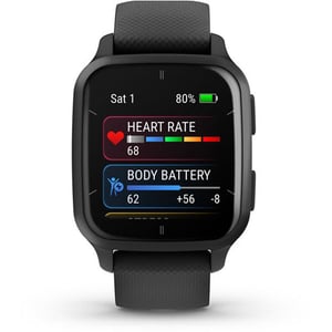 

Garmin 010-02700-10 Venu Sq 2 Music Edition Smart Watch Slate Aluminium/Black