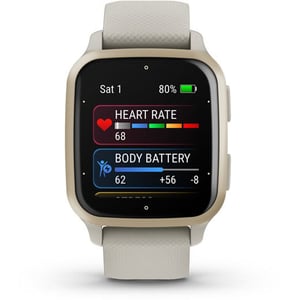 

Garmin 010-02700-12 Venu Sq 2 Music Edition Cream Smart Watch Gold Aluminium/French Grey