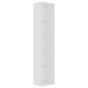 

vidaXL Book Cabinet White 40x30x189 cm Engineered Wood