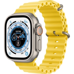 Apple Watch Ultra GPS + Cellular, 49mm Titanium Case with Yellow Ocean Band Pre-order
